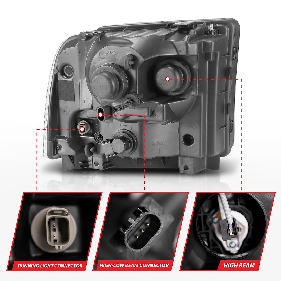 Product of Anzo Usa 111551 Headlight Assembly