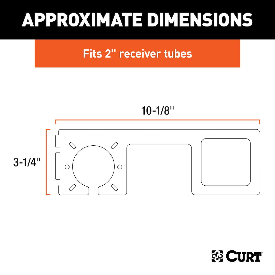 Curt 58000 Trailer Wiring Connector Mounting Bracket||58000_3008x1990_Ca.Jpg||90||c9358000||1315511