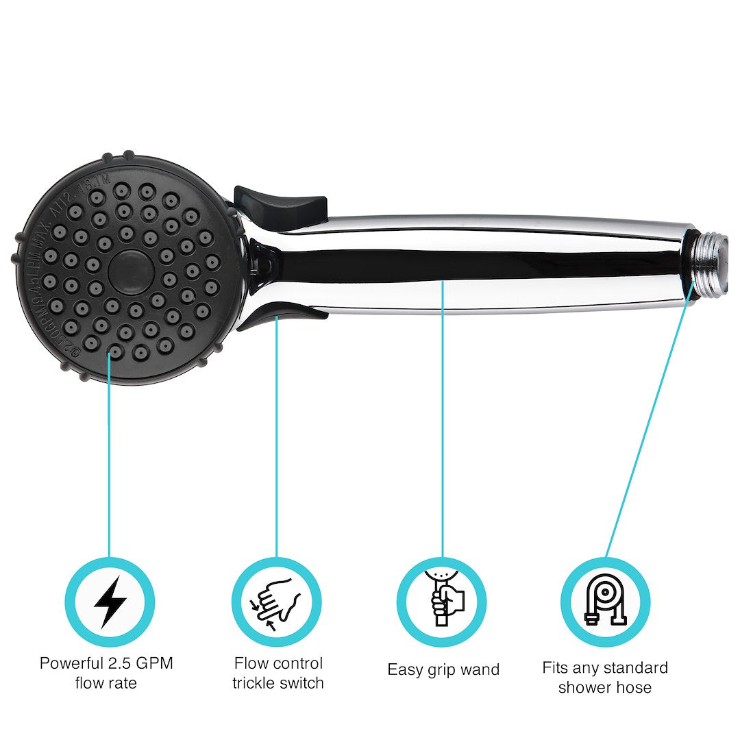 Dura Faucet Df-Sa400-Cp Shower Head||df-Sa400-Cp Features.Jpg||89||d6udfsa400cp||1481179