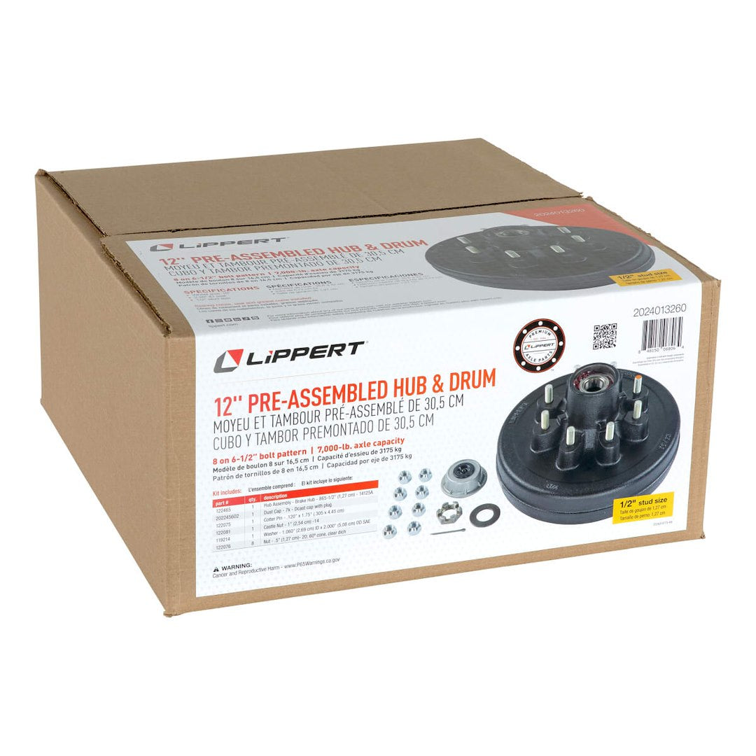 Product of Lippert Components 2024013260 Trailer Brake Hub Assembly