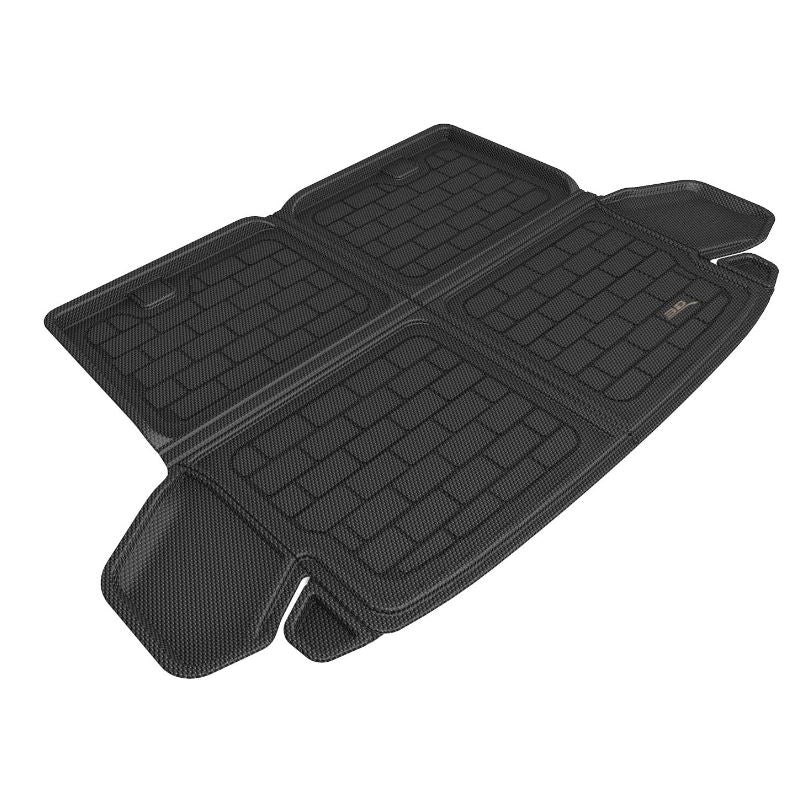 Product of 3D Mats M1HD1311309 Black Thermoplastic Rubber Of Carbon Fiber Texture To Back Of 2nd Seat Cargo Area Liner