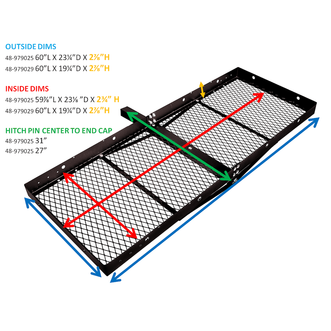 Product of Ultra-Fab Products 48-979025 Trailer Hitch Cargo Carrier