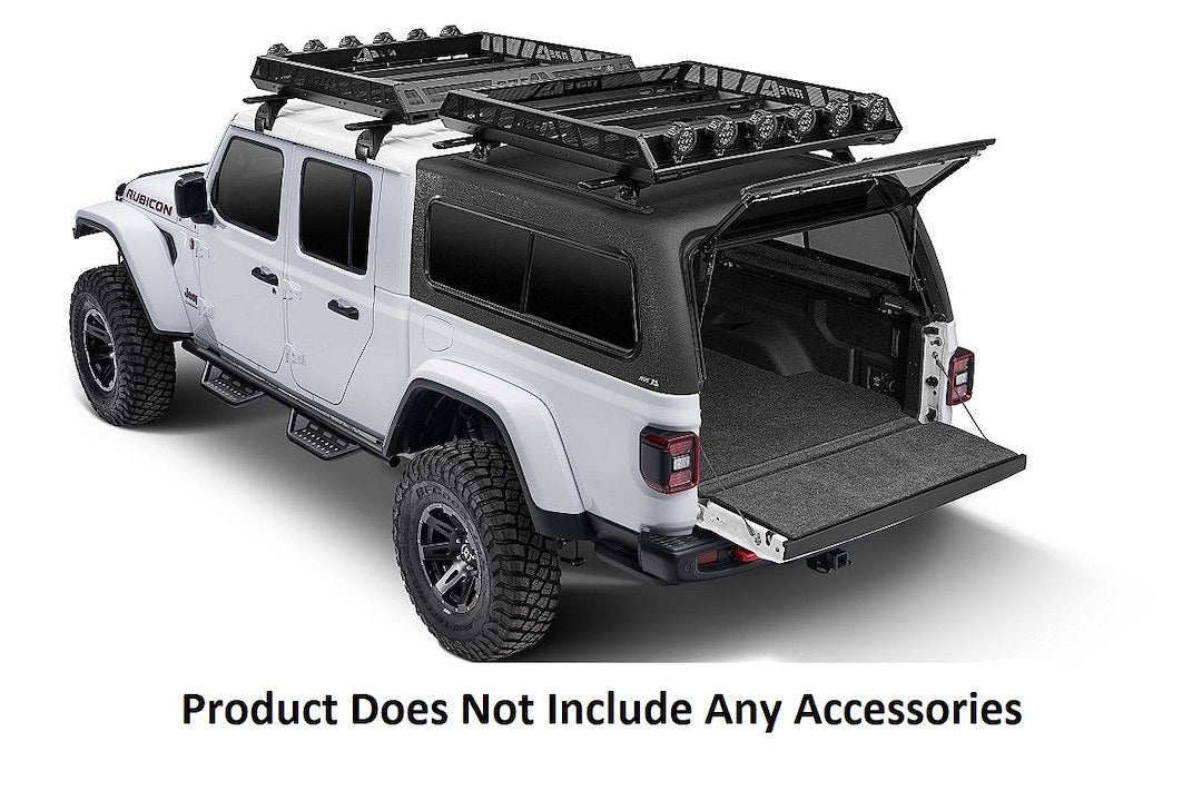 Product of ARE Truck Caps JPGLADCXCLOTR Textured Black Fiberglass 1-Piece Truck Cap