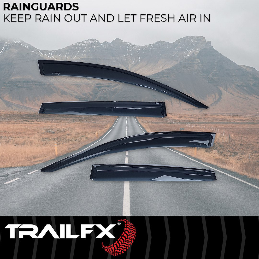 Product of TrailFX 4269H Outside Channel Rainguard