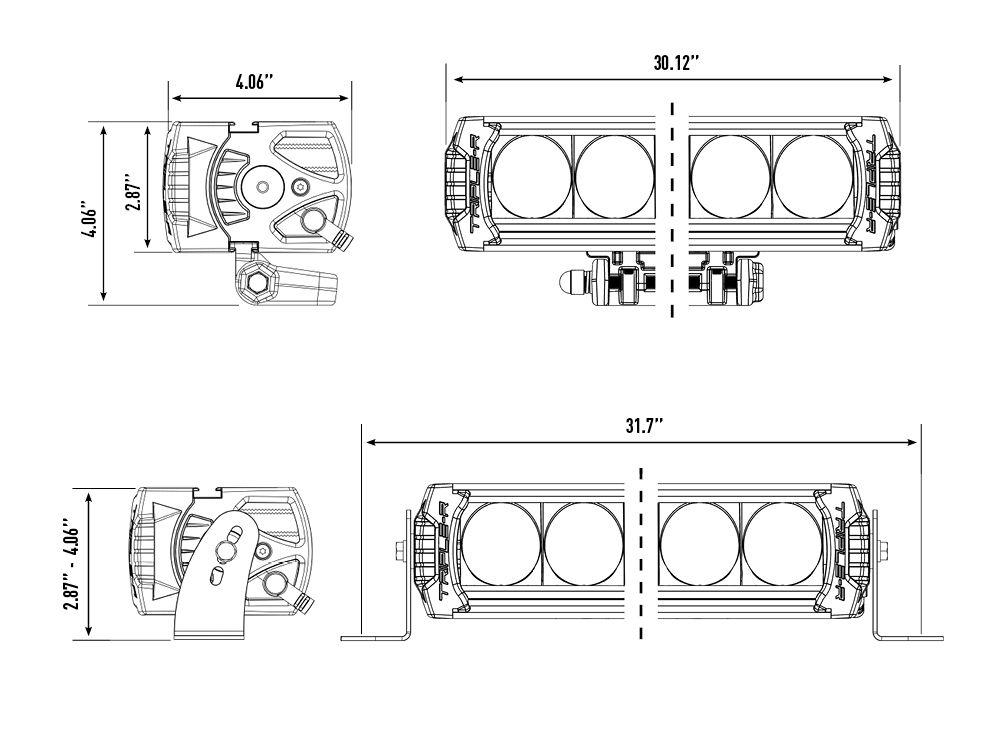 Product of Triple-R Light LR16-EL-B Light Bar