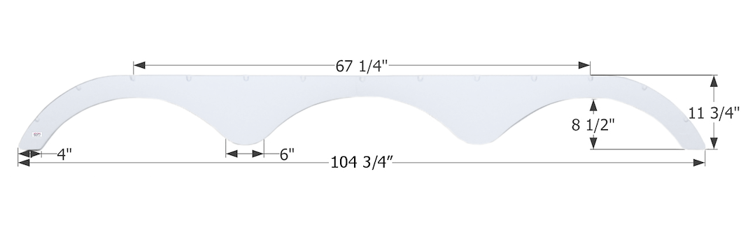 Product of Icon 01931 Fender Skirt