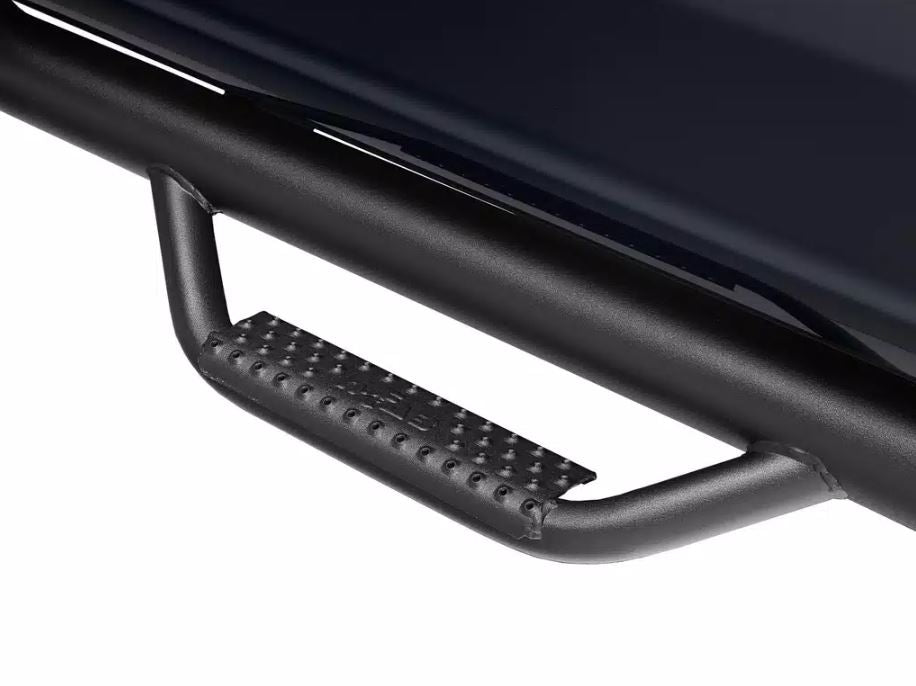 Product of N-Fab N16100CC-6-TX Black Matte Textured Powder Coated Round Nerf Bar - Truck Wheel To Wheel