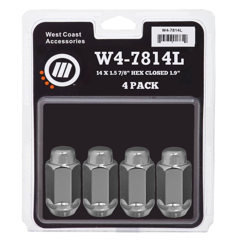 West Coast Wheel Accessories W4-7814l Lug Nut||wcww4-7814l.Jpg||85||wcww47814l||1169063