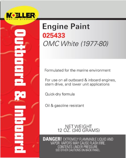 Moeller Marine Products 025433 Engine Paint||025433.Jpg||85||moe025433||1218292