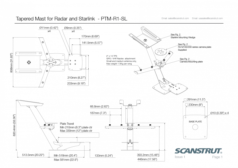 Scanstrut Ptm-R1-Sl Marine Modular Mount||ptm-R1-Sl_4.Png||89||scaptmr1sl||1502041