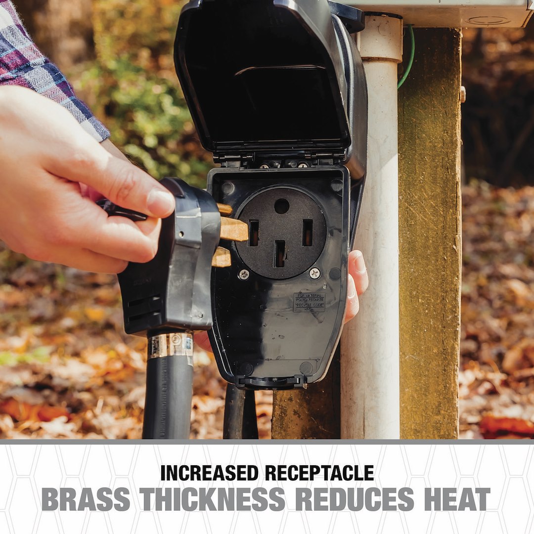 Product of SouthWire Corp. 44390 120/ 240 Volt 50 Amp Surge Protector