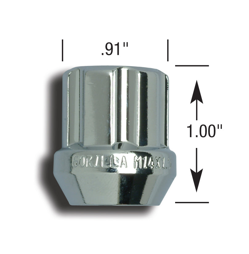 Product of Gorilla 26048SD Small Diameter Duplex Open End 60 Degree Conical 14x1.5 Lug Nut