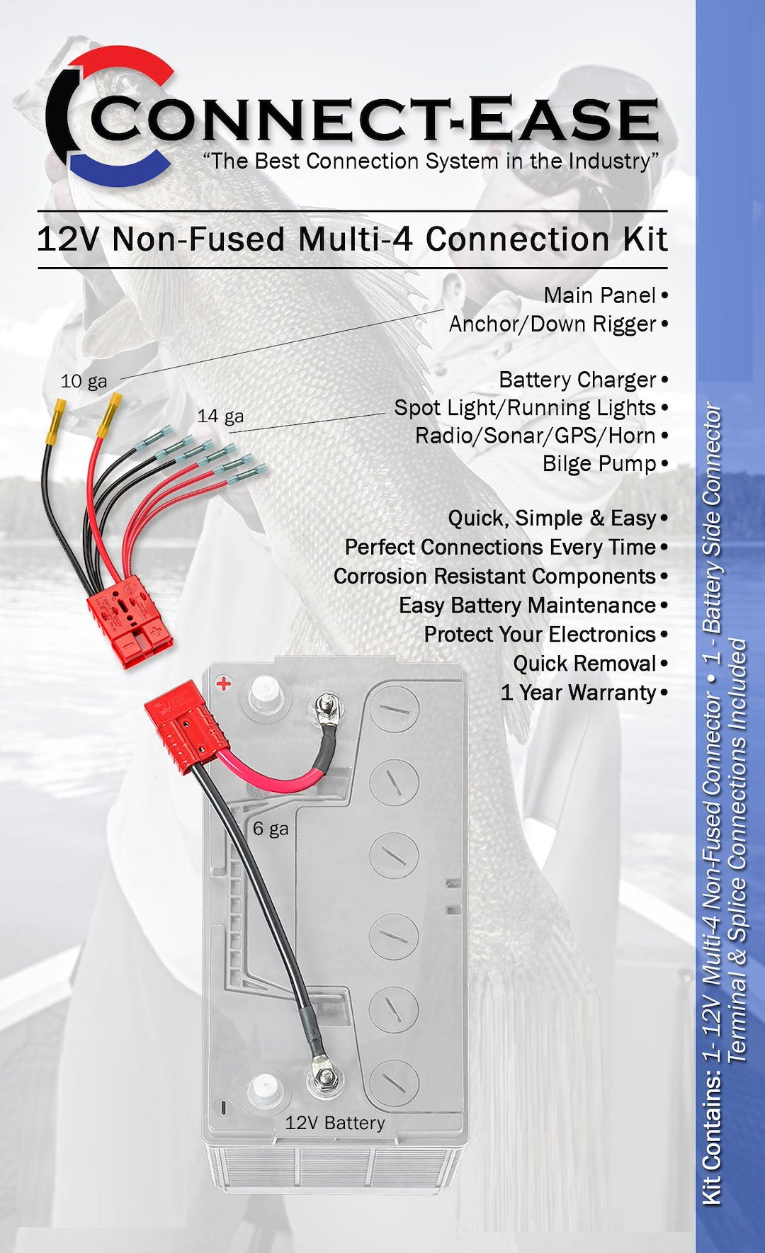 Product of Connect-Ease Rce12vb4k Battery Connection Harness