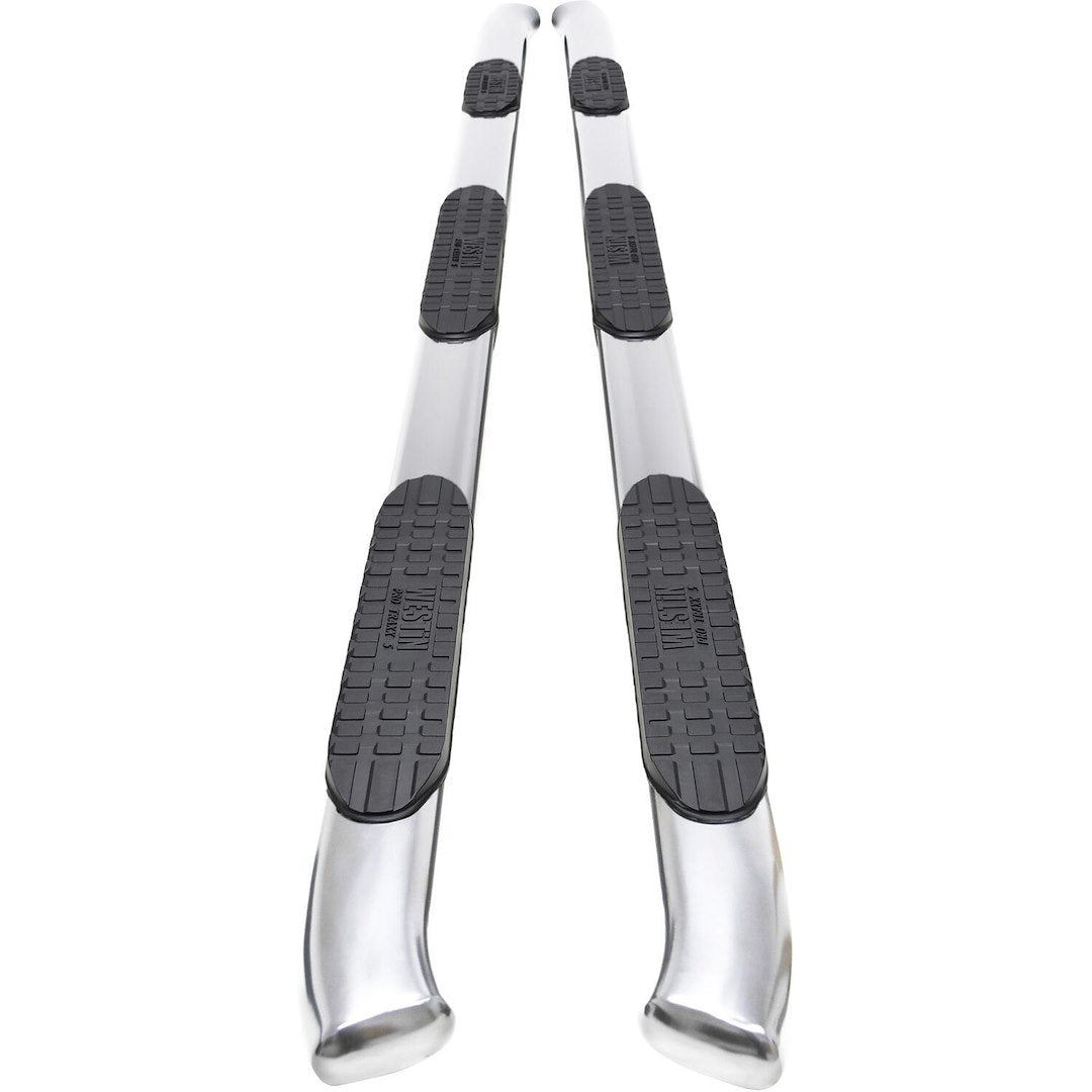 Product of Westin Automotive 21-534770 Polished Oval Nerf Bar - Truck Wheel To Wheel