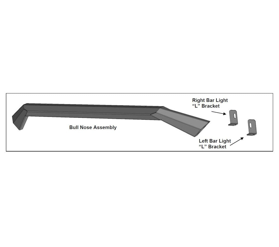 Product of Black Horse Offroad AFB-CO20-BN Bull Bar  with skid plate