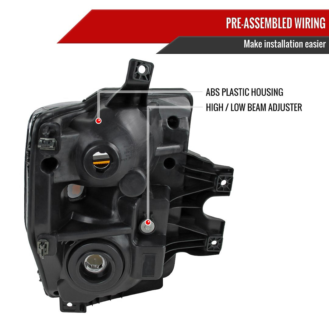 Spec-D Tuning 2lh-F25008-Rs Headlight Assembly||2lh-F25008-Rs_6.Jpg||91||sdtlhf25008rs||1563783