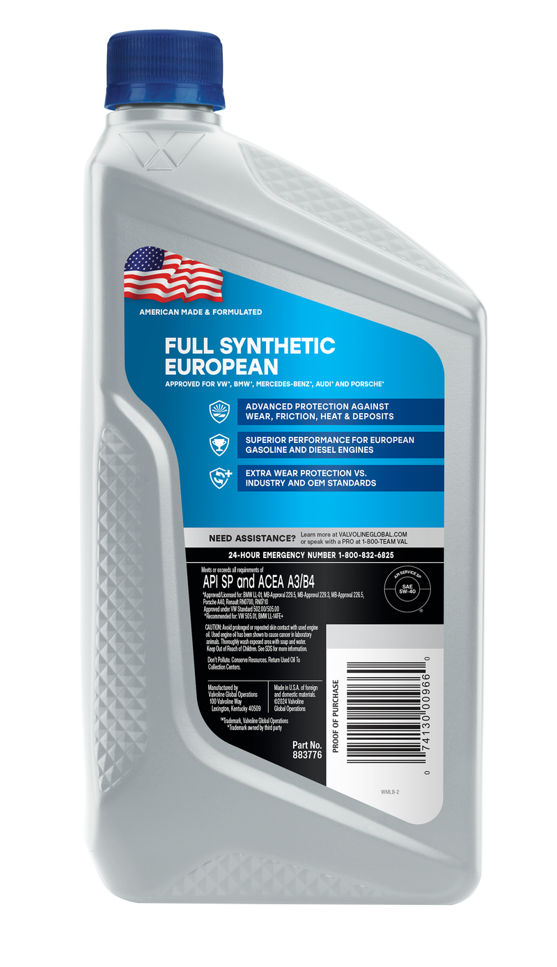 Product of Valvoline Vv966 Oil