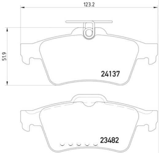 Product of Hella 355011731 Brake Pad -