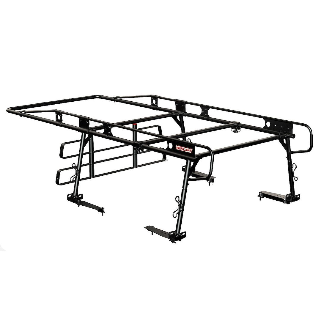 Product of Weather Guard (Werner) 1058-52-01 Bolt-On Black Matte Powder Coated Bar Style Headache Rack
