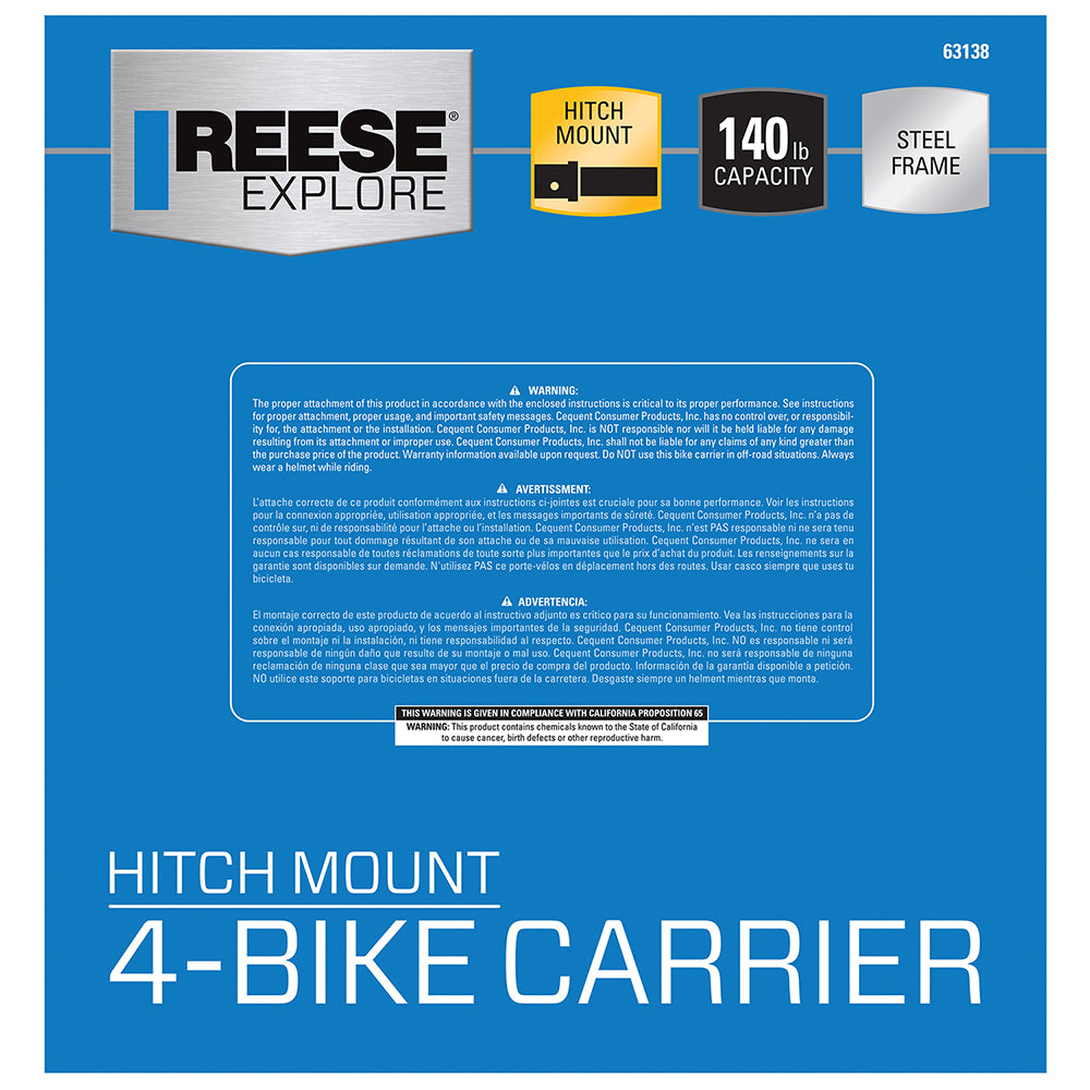 Product of Reese 63138 Bike Rack