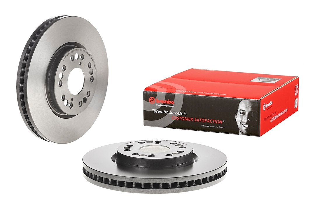 Product of Brembo 09840211C02 Vented 1 Piece Brake Rotor