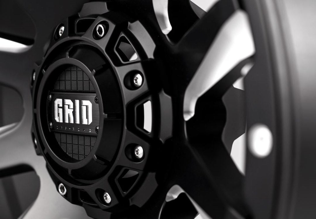 Product of Grid Wheels 18x9 Black With Natural Accents Wheel - Not Applicable Bolt Pattern
