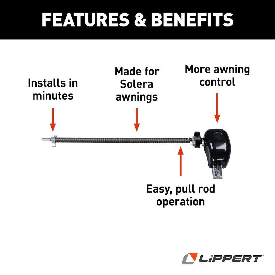 Product of Lippert Components 272067 Awning Drive Head