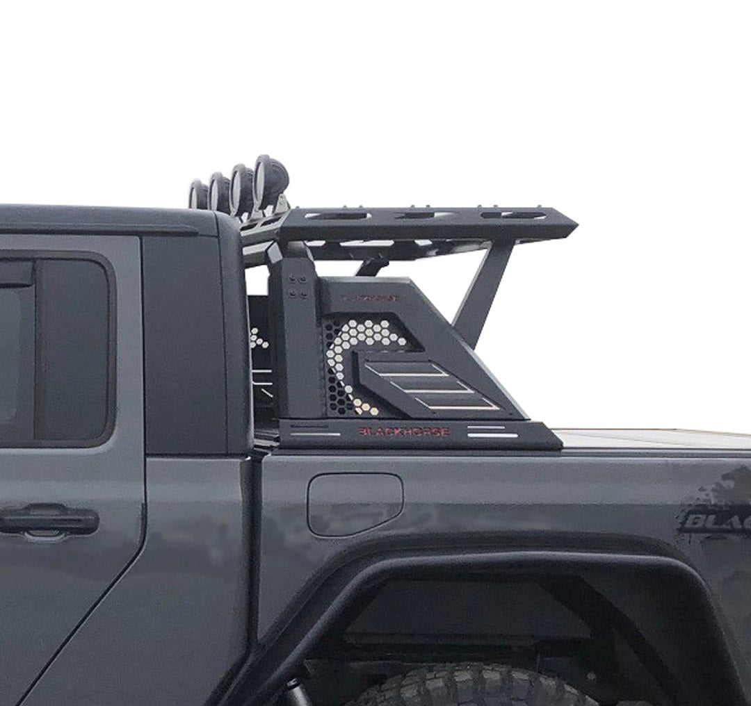 Product of Black Horse Offroad AR2-07BA3-PLFB  Truck Bed Bar