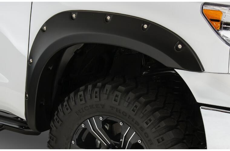 Product of Bushwacker 30911-02 Pocket Style/ Exposed Fasteners Black Fender Flare - Set Of 4