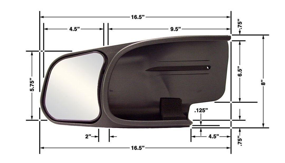 Product of Cipa Usa 10800 Exterior Towing Mirror