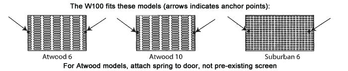 Jcj Enterprises W-100 Bug Screen - Rv Appliance||w100_Fits.Jpg||86||j6bw100||1077719