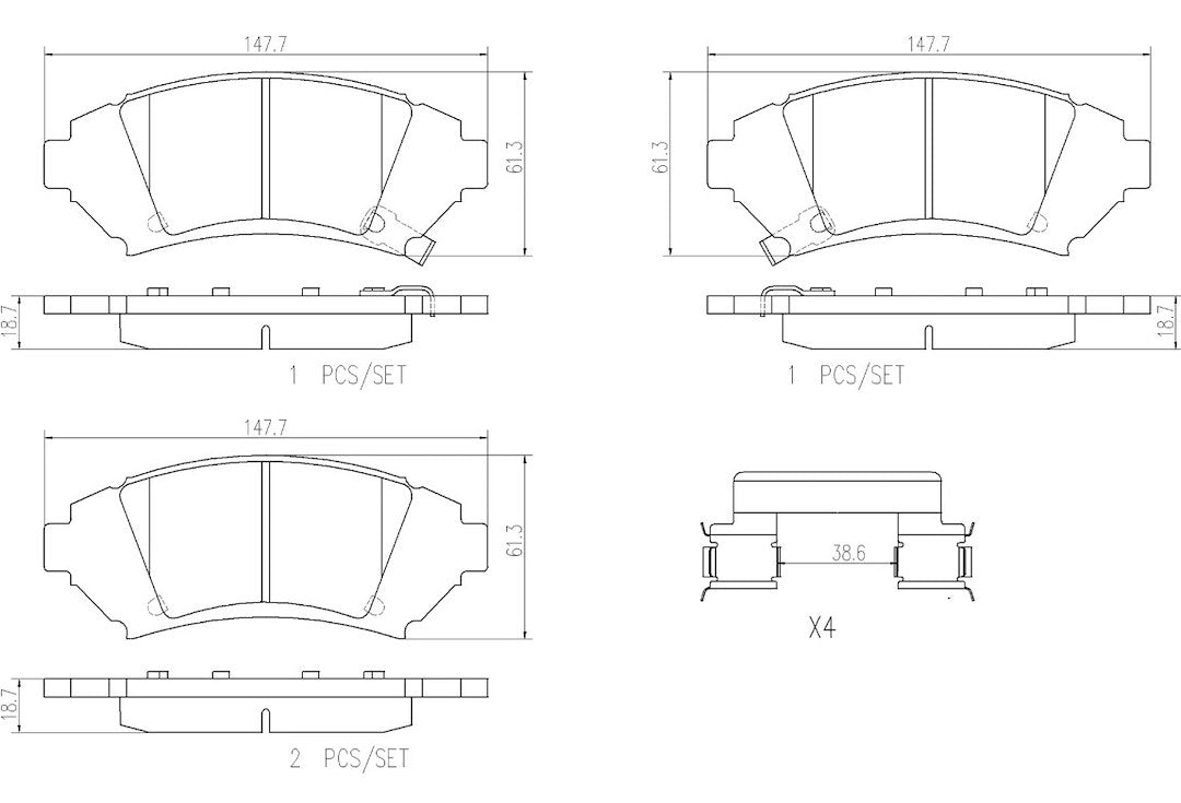 Brembo P64001n Brake Pad||p64001n_2.Jpg||86||brmp64001n||2091797