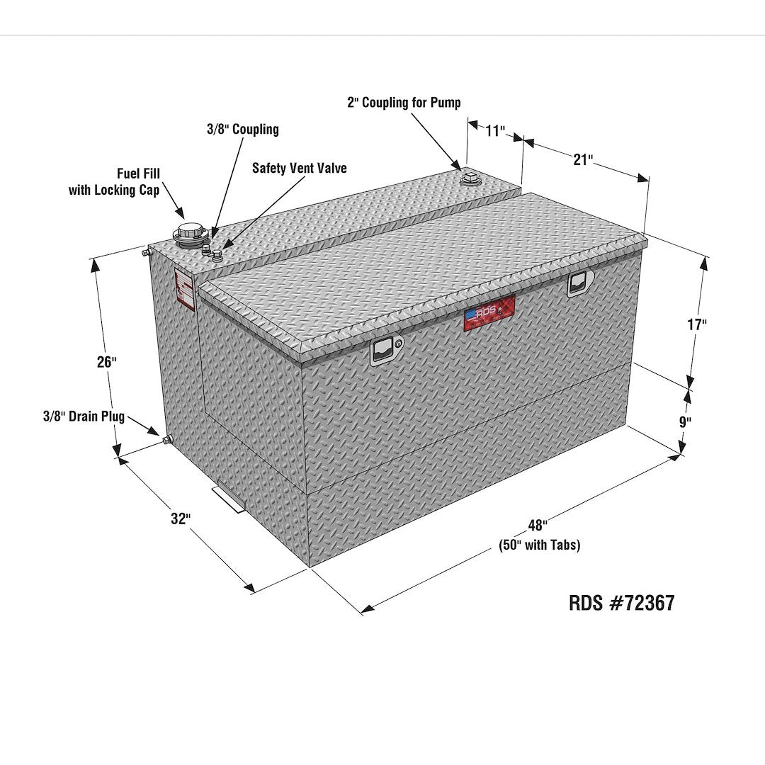 Rds Tanks 72367 Liquid Transfer Tank||72367_2.Jpg||87||rds72367||2437977