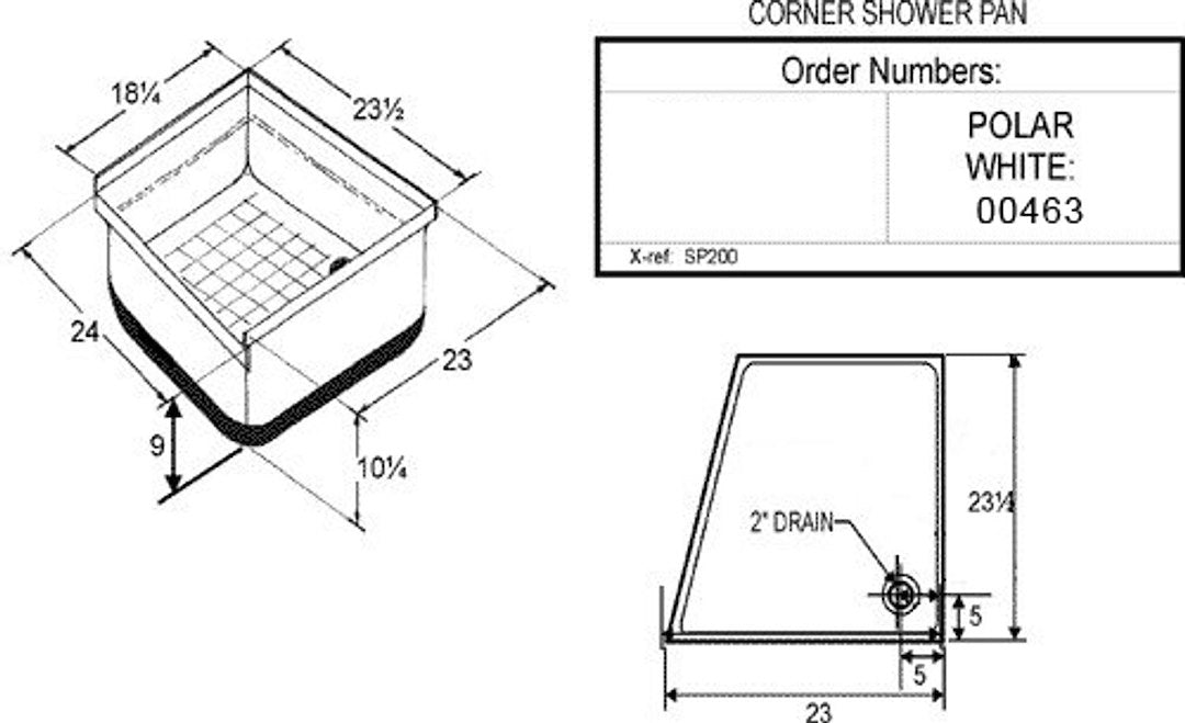 Product of Icon 00463 Shower Pan