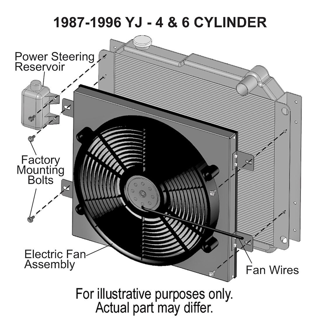Derale 20161 Cooling Fan||20161-Illustration.Jpg||88||d6520161||1571477