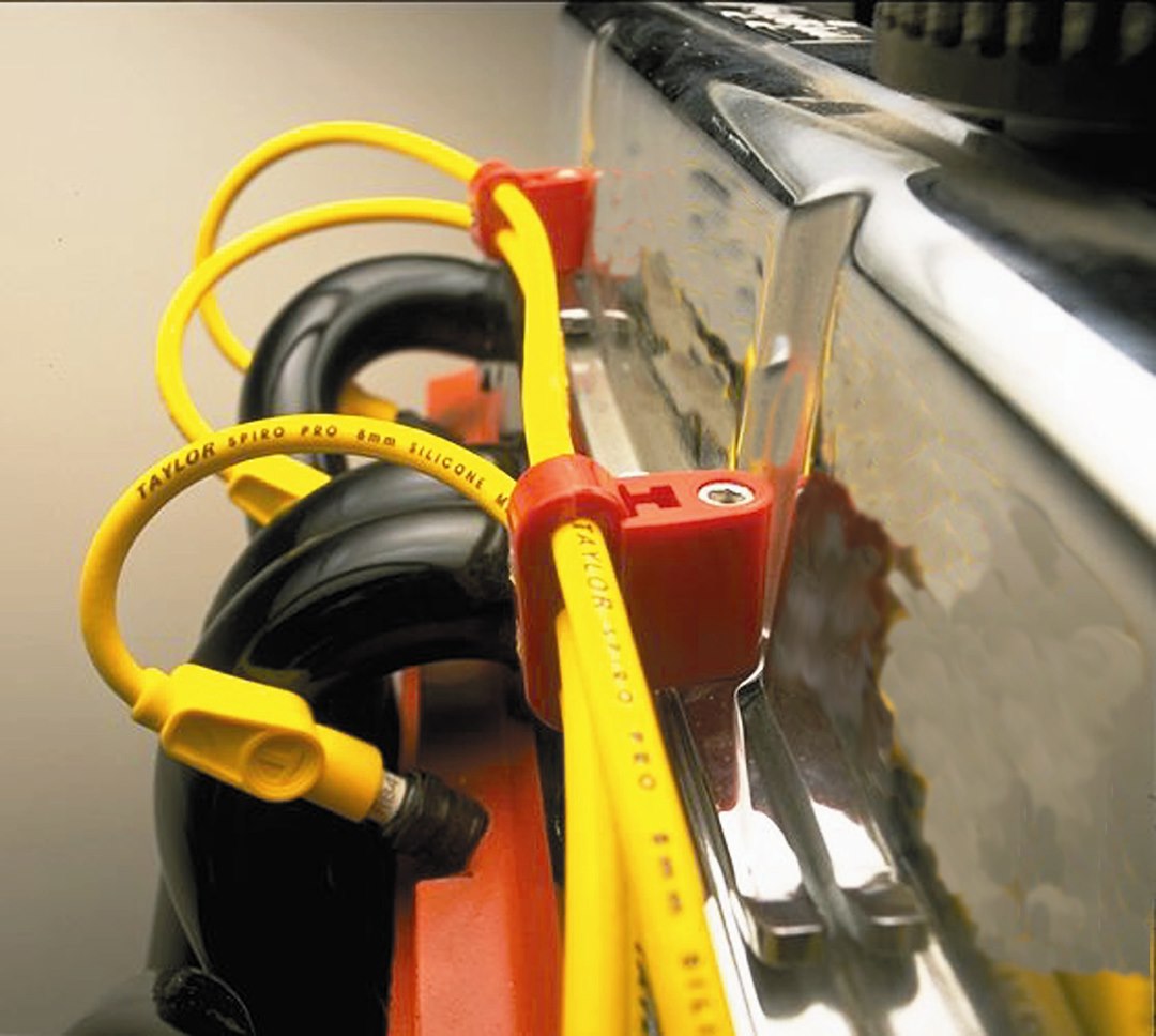 Taylor Cable 42502 Spark Plug Wire Separator||vertical Loom Kit Installed.Jpg||87||t6442502||1254373