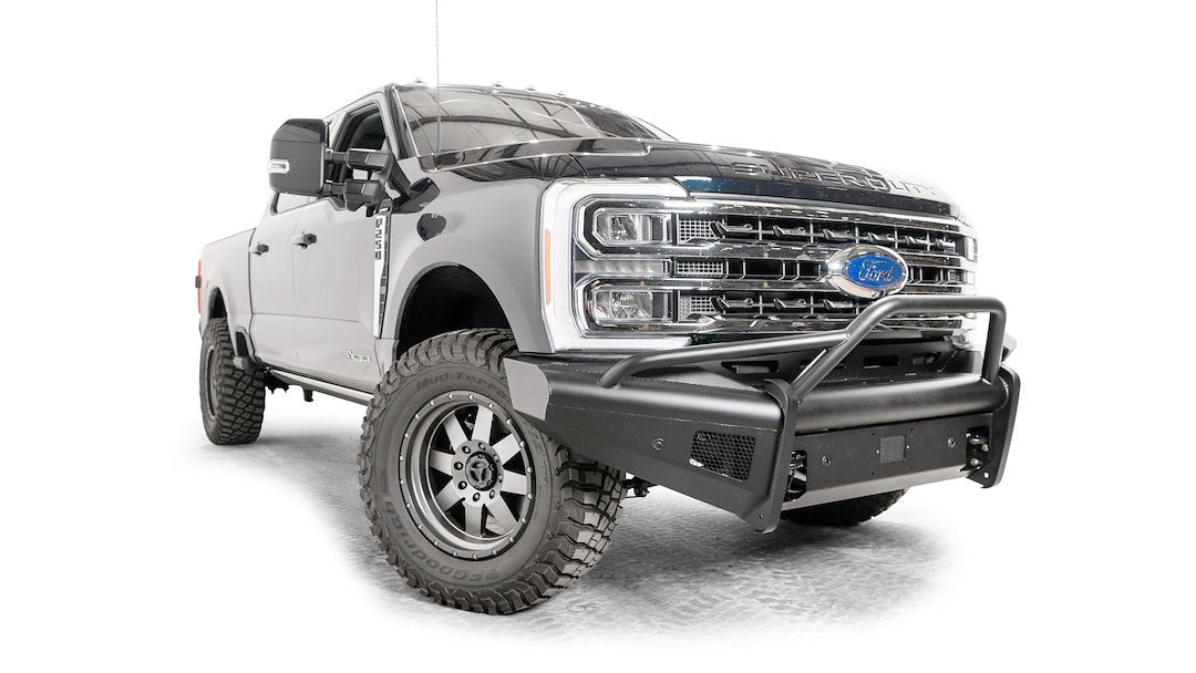 Product of Fab Fours FS23-Q5962-1 Black Steel Elite Steel Matte Powder Coated Bumper