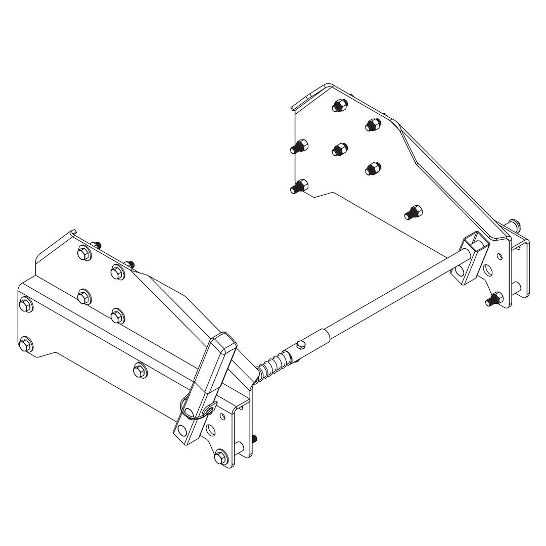 Product of Demco RV 6059 Bolt-On Fifth Wheel Trailer Hitch Mount Kit