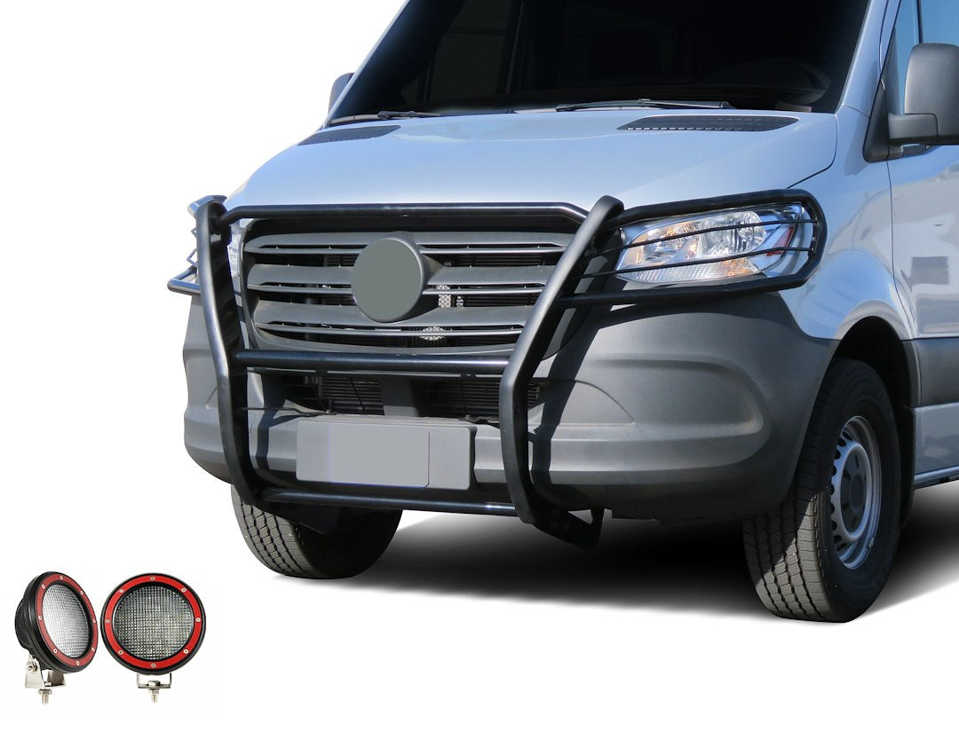 Product of Black Horse Offroad 17D503MA-PLFR Grille Guard