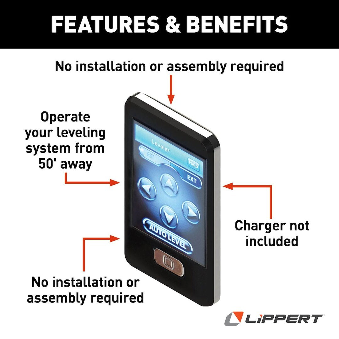 Product of Lippert Components 329164 Leveling System Remote Control
