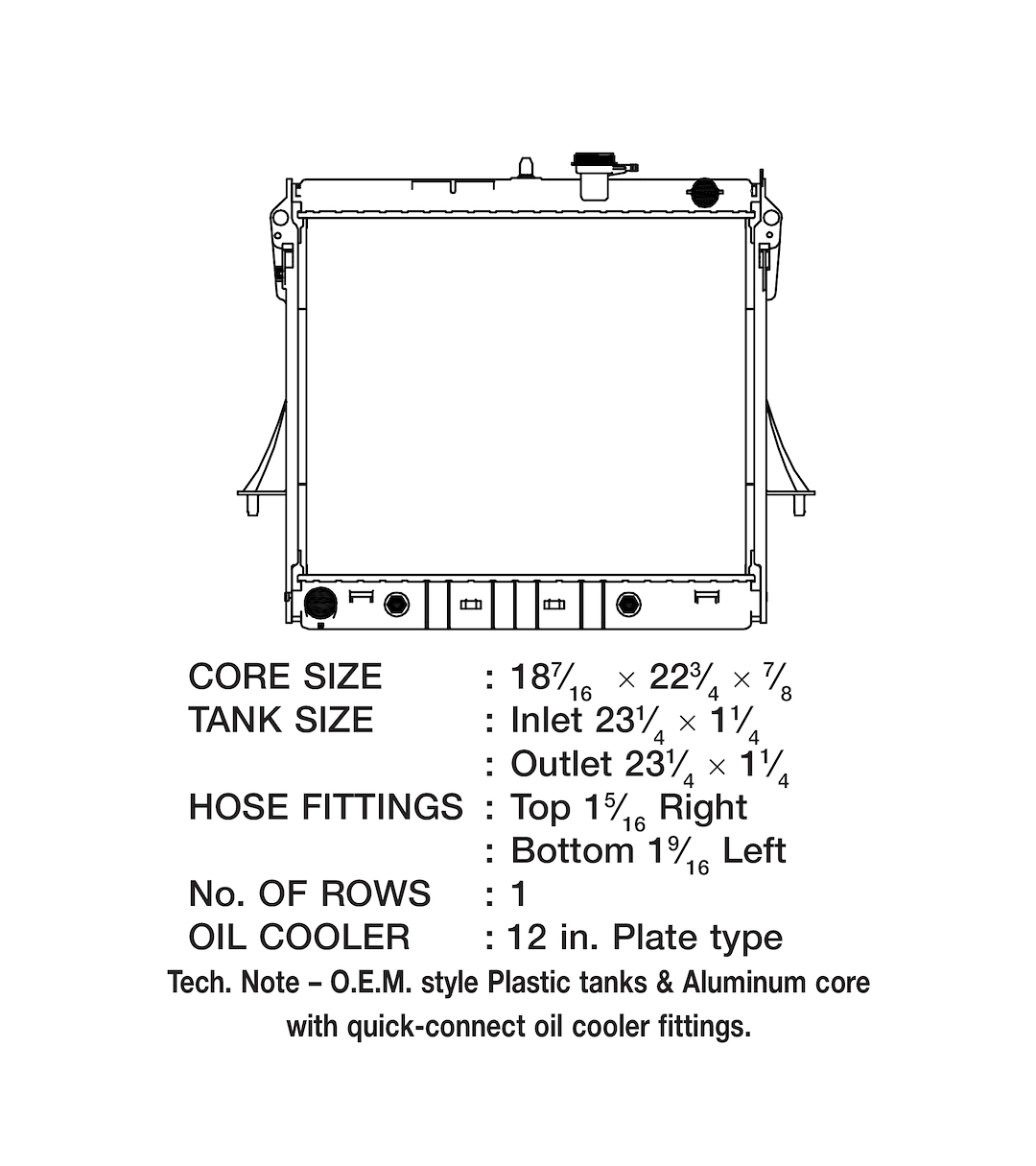 Product of Csf 3720 Radiator