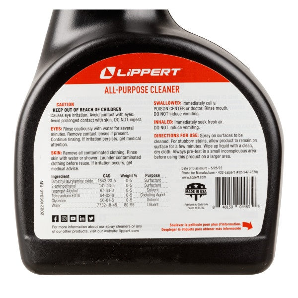 Product of Lippert Components 2022013917 Multi Purpose Cleaner