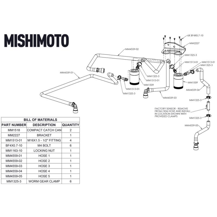 Mishimoto Mmbcc-F27t-18sbe Catch Can||mmbcc-F27t-18sbe_5.Png||90||m1ncf27t18sbe||1738105