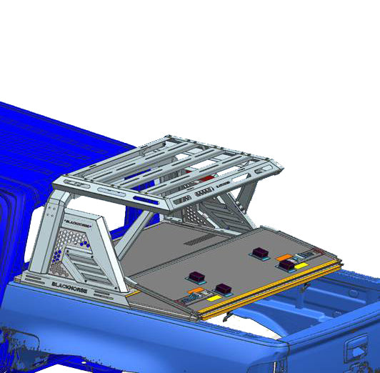 Product of Black Horse Offroad AR2-09BA3  Truck Bed Bar