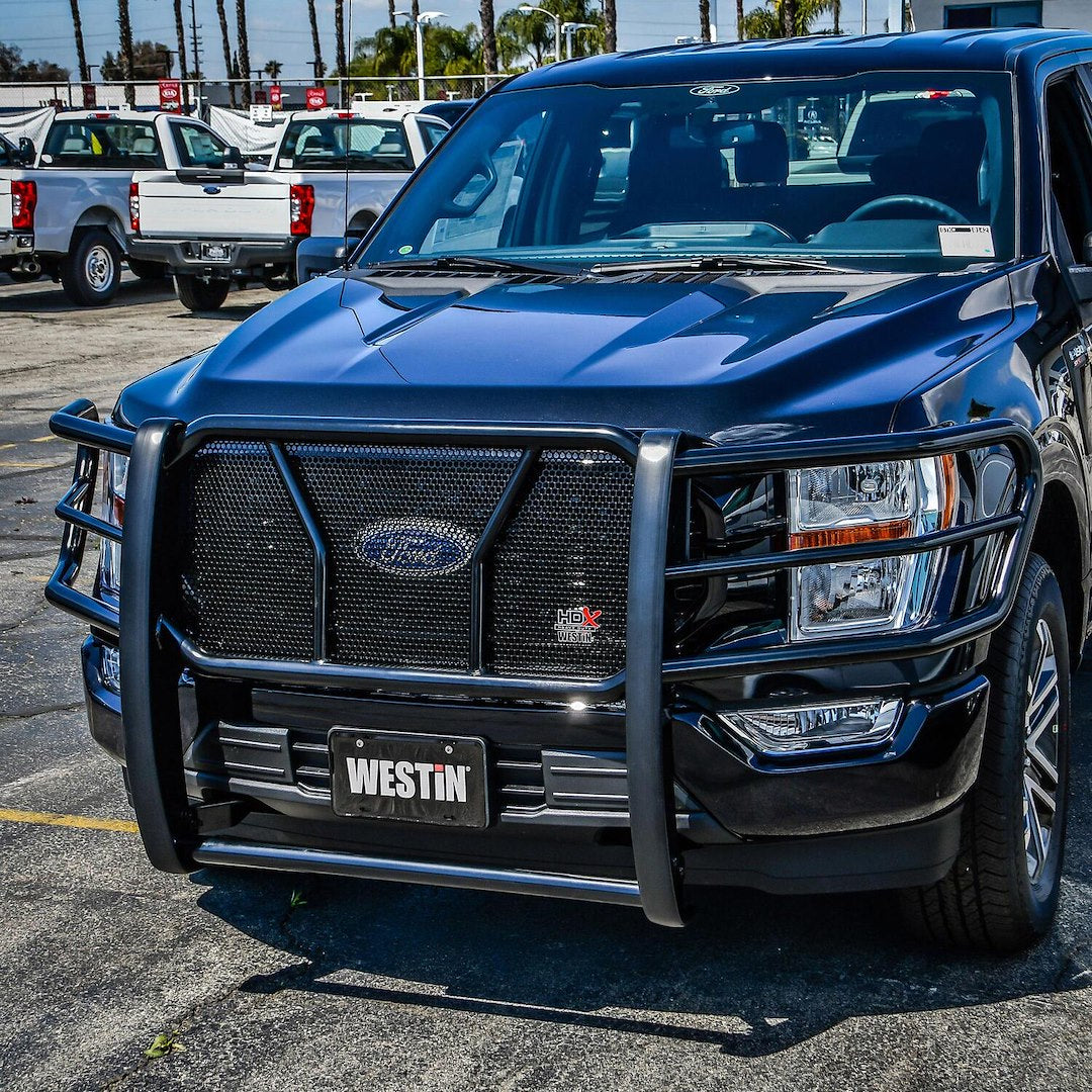 Product of Westin Automotive 57-4065 Grille Guard 1-Piece Black Powder Coated