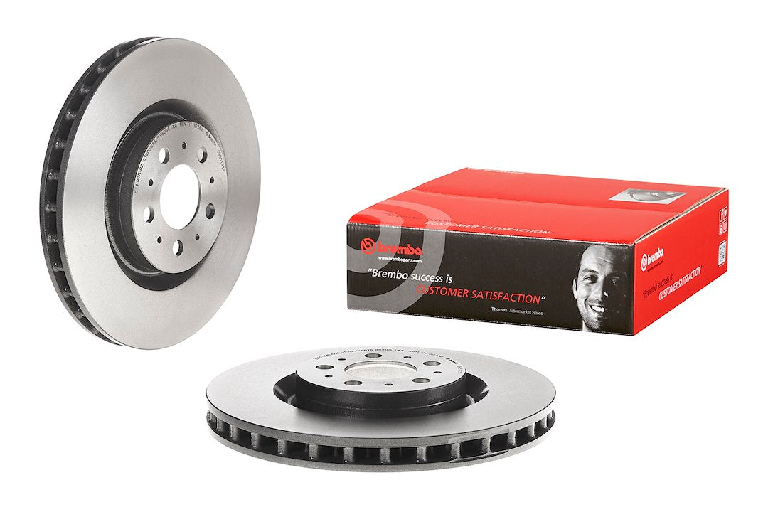 Product of Brembo 09861411C02 Vented 1 Piece Brake Rotor