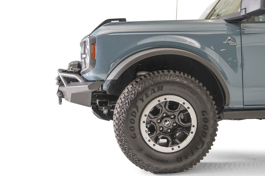 Product of Fab Fours FB21-B5252-1 Stubby Steel Powder Coated Bumper