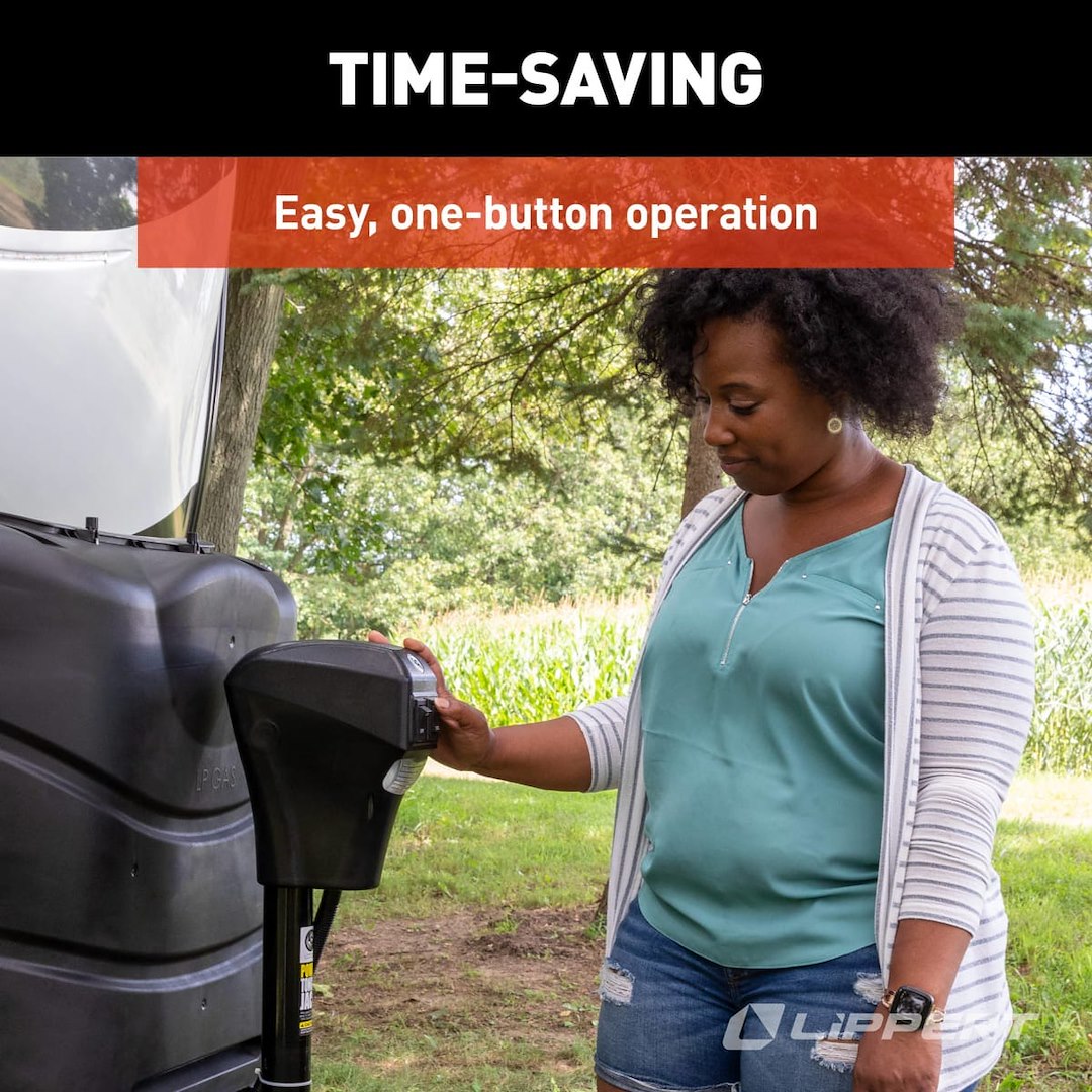 Product of Lippert Components 285318 3500 Pound Electric Trailer Tongue Jack