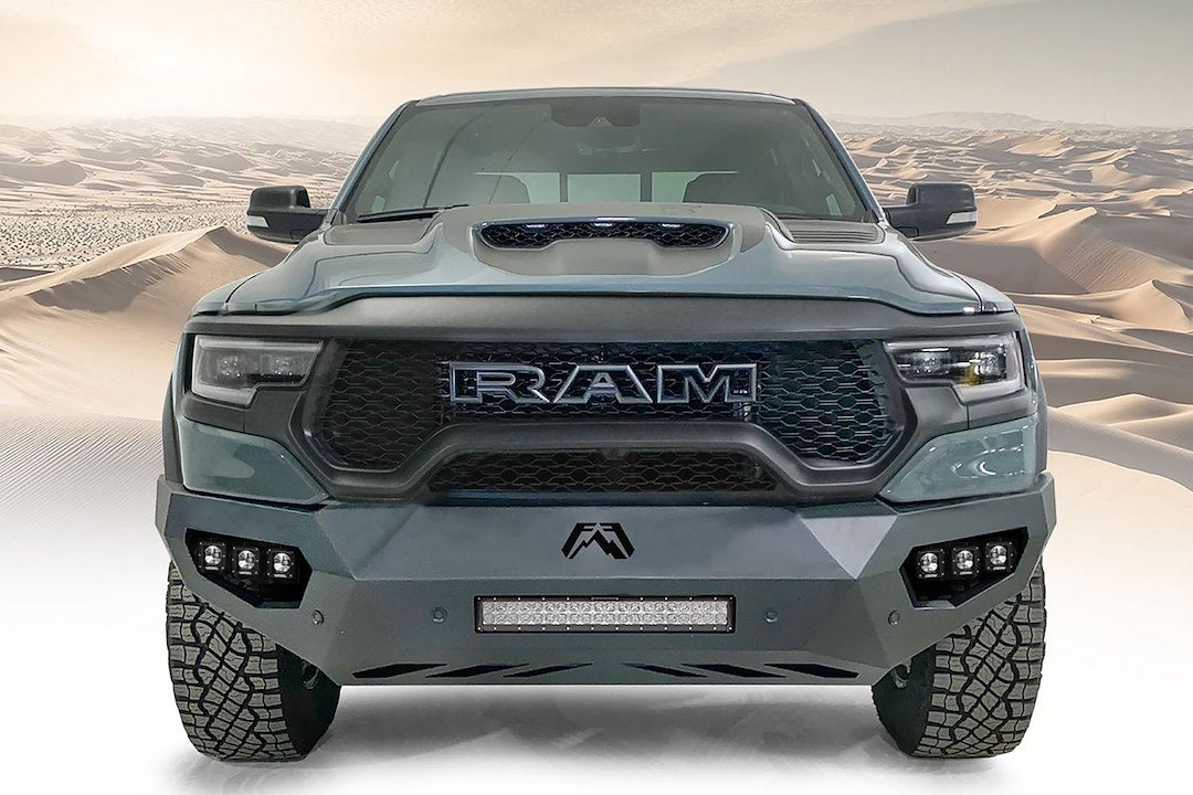 Product of Fab Fours DX21-V4551-1 Vengeance Steel Powder Coated Bumper