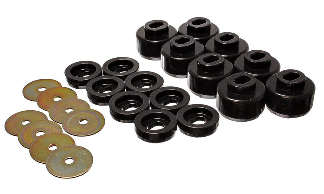 Product of Energy Suspension 3.4150G Black Polyurethane Body Mount Bushings